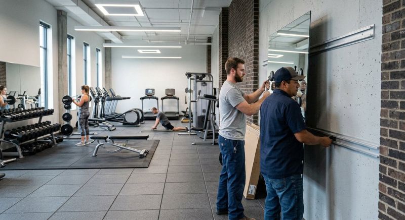 Fitness Mirror Installation in Boulder, CO
