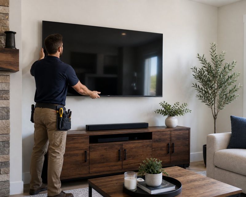 Tv Hanging Service in Littleton, CO